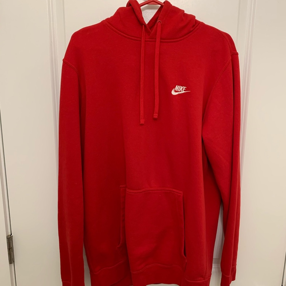 Nike Sportswear Hoodie Red Size Large